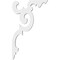 Ekena Millwork Benson Architectural Grade PVC Bracket, 5/8"W X 6"D X 10"H BKTP01X06X10BE - alternate 2